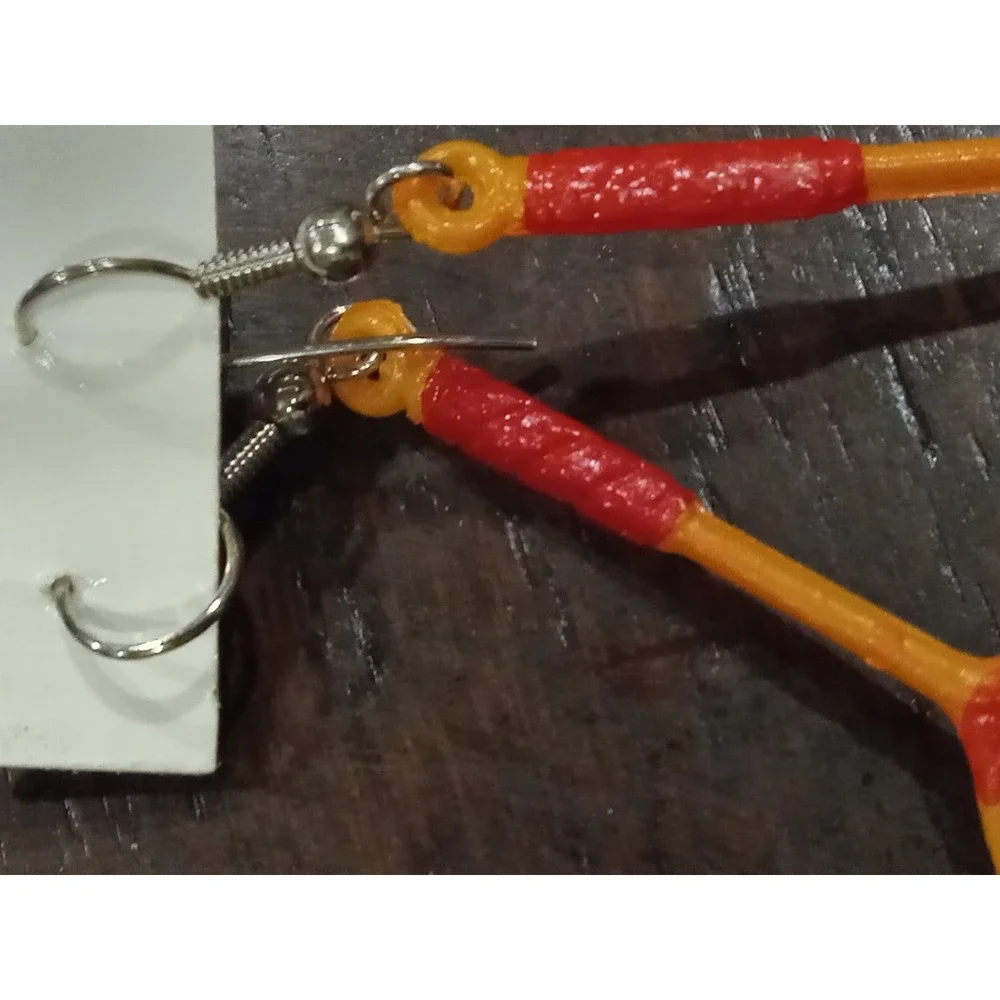 TENNIS‎ RACKET EARRINGS Racquetball  2 Pairs One For You One For A Friend Gift